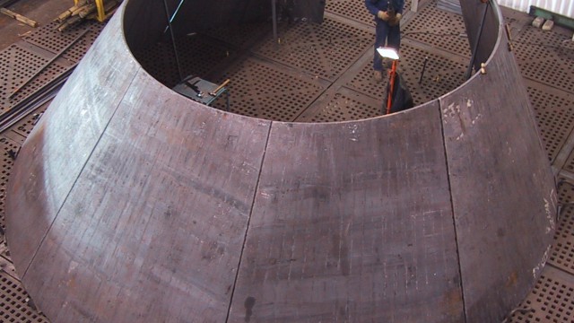 Steel Cone fabrication